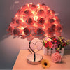Vintage bedroom lamp wedding decor table lamp marriage roses flower beautiful gift