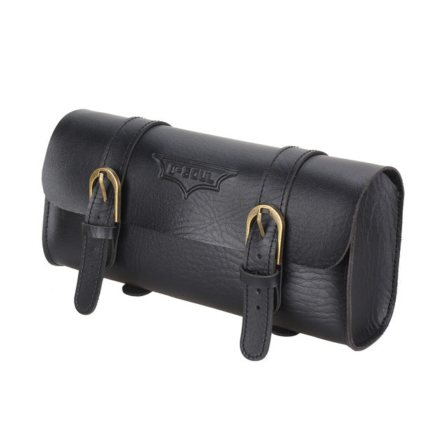 Bicycle Saddle Bag Vintage Storage Bags PU leather Cycling Bike