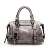 Vintage leather handbags women crossbody shoulder bag