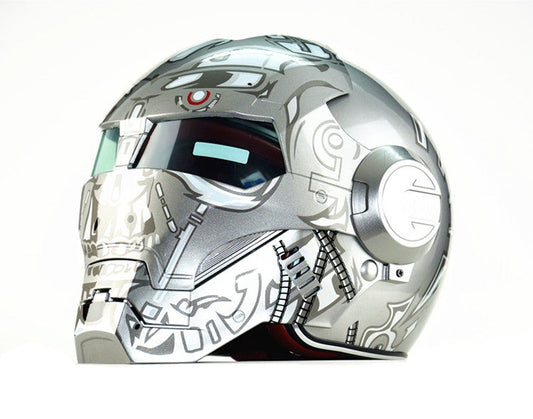 Marvel motorcycle helmet superhero helmet retro grey special half open face helmets