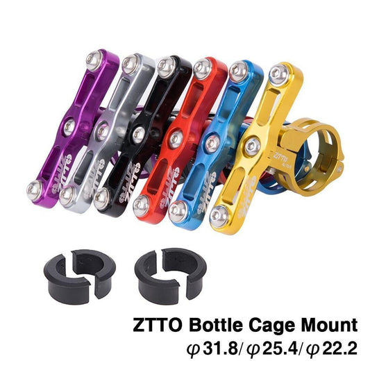 Bike socket handlebar mount water bottle clamp cage holder