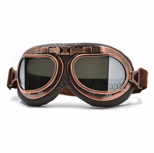 Retro goggles helmets motorcycle goggles vintage pilot jet style