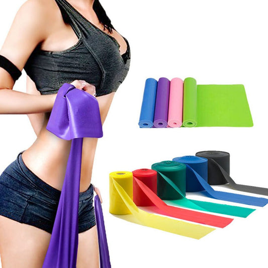 Gym Fitness Resistance Bands Yoga Rubber Sport Loop Strength Training Strong Elastic