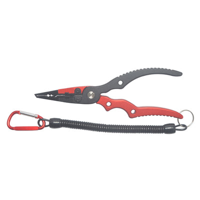 Fishing Pliers Split Ring Cutters Holder Tackle Sheath and Retractable Fishing Equipment