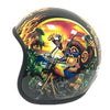 Vintage chopper helmet retro open face motorcycle helmets scooter moto capacete