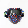 Vintage Motorcycle Helmets Goggles Half Face Helmets Motorbike Motocross Sunglasses