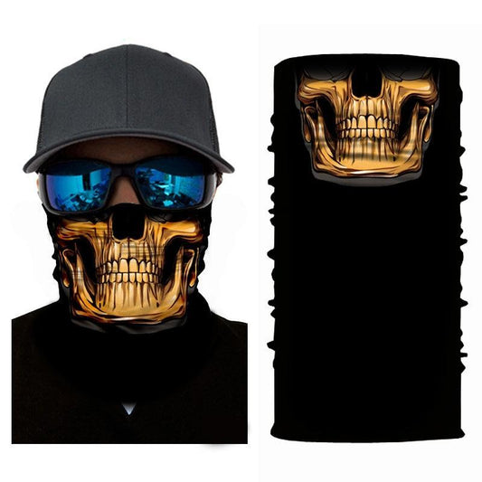 skull mask face hood tube neck headband scarf ski motorcycle outdoor halloween