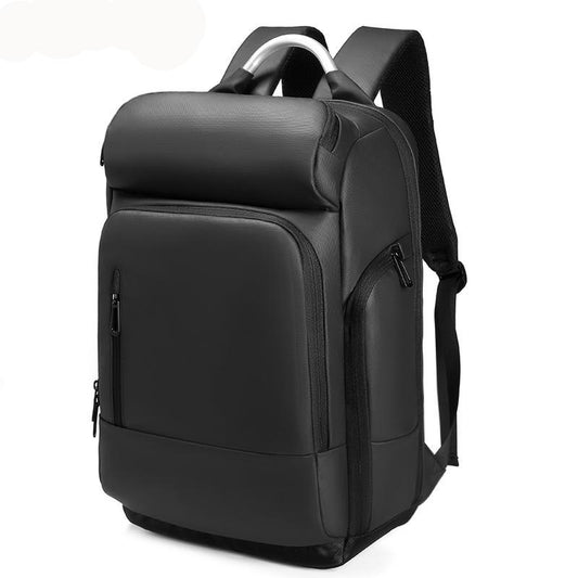 15.6 inch Laptop Backpack for Men Black Business USB Charging Functiona Waterproof Rucksack Bag