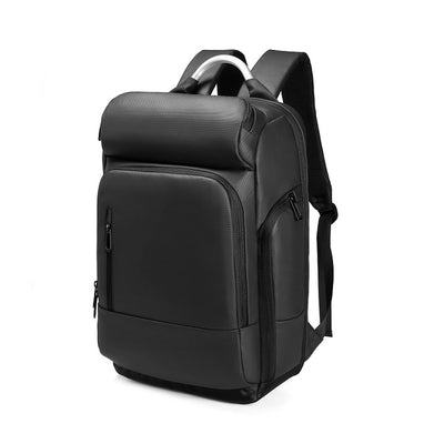 15.6 inch Laptop Backpack for Men Black Business USB Charging Functiona Waterproof Rucksack Bag