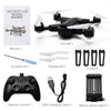 FPV RC Drone Camera wifi Quadcopter Helicopter Mini Foldable Selfie Drone profissional Toy