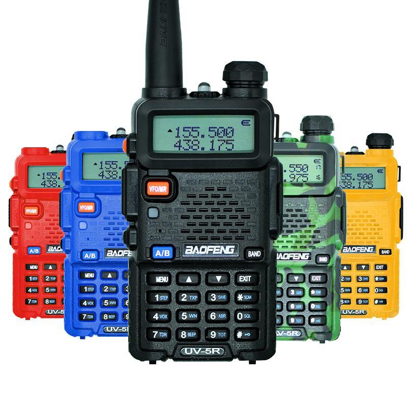 hunting radio walkie talkie station portable UV5R Transceiver 5W VHF UHF camping