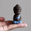 Monk small statues miniature craft buddha statues clay
