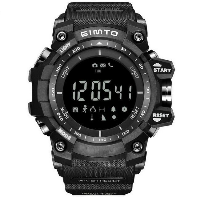 Sports watch men smart military wristwatch digital LED electronic waterproof