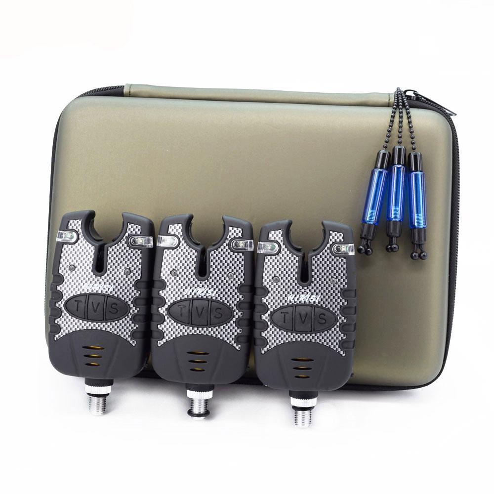 Carp Fishing Bite Alarms 3pcs  and Fishing Swingers 3pcs