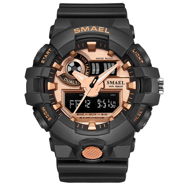 Men Sports Watches Military Watches Army Writwatch Digital LED 50m Waterproof