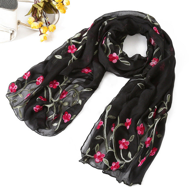 women scarf silk floral scarves shawls and wraps spring summer beach
