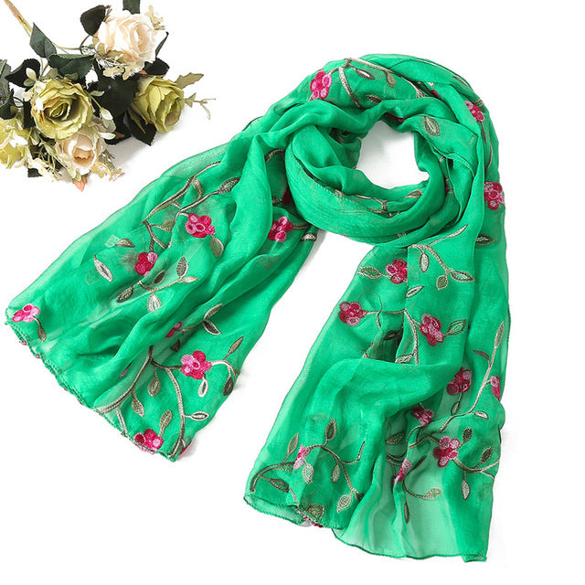 women scarf silk floral scarves shawls and wraps spring summer beach