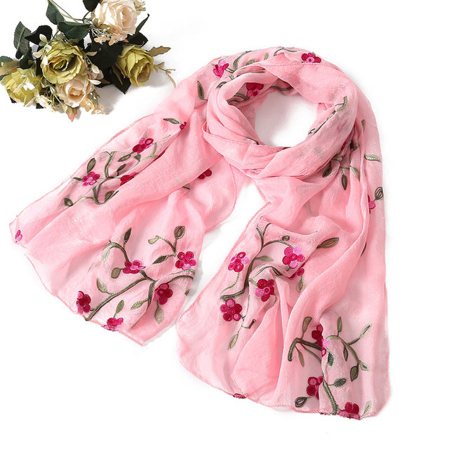 women scarf silk floral scarves shawls and wraps spring summer beach