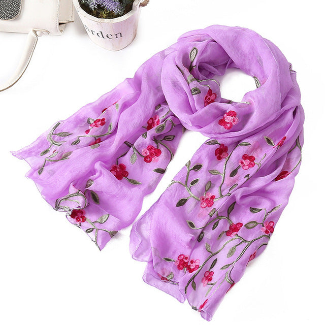 women scarf silk floral scarves shawls and wraps spring summer beach