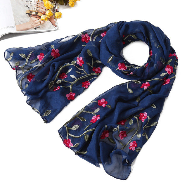 women scarf silk floral scarves shawls and wraps spring summer beach