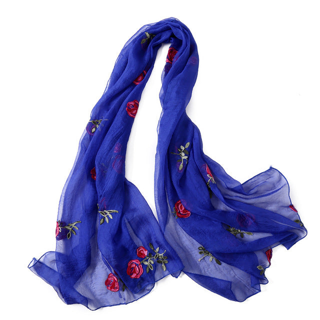 women scarf silk floral scarves shawls and wraps spring summer beach