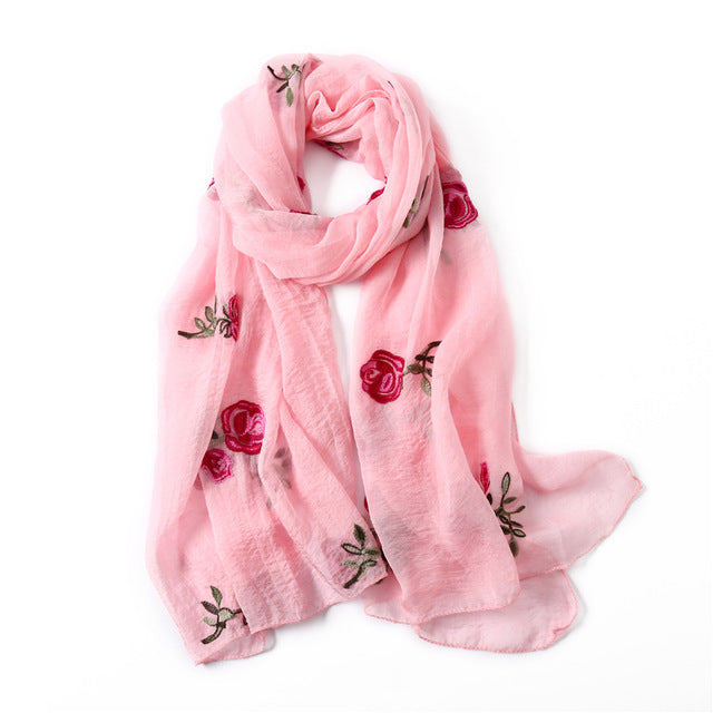 women scarf silk floral scarves shawls and wraps spring summer beach