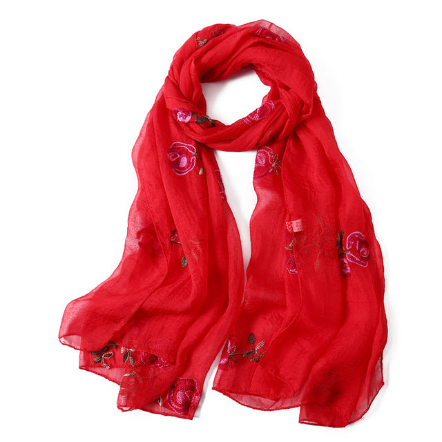 women scarf silk floral scarves shawls and wraps spring summer beach