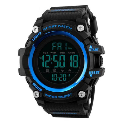 Men sports smart wristwatch pedometer calories waterproof 50m digital watches