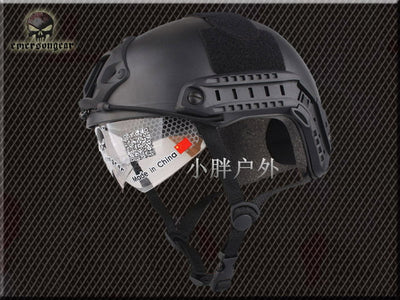 Military tactical airsoft helmet pararescue protective goggle jumper painball