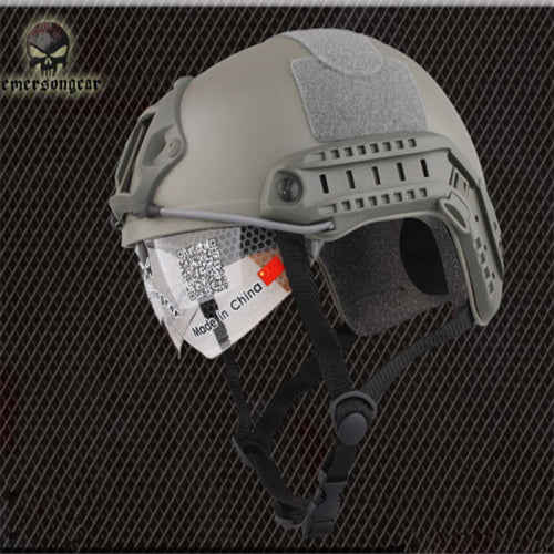 Military tactical airsoft helmet pararescue protective goggle jumper painball