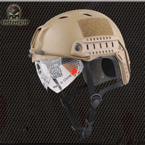 Military tactical airsoft helmet pararescue protective goggle jumper painball