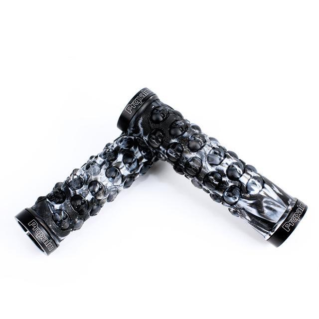 Handlebar grips skull design for bicycle