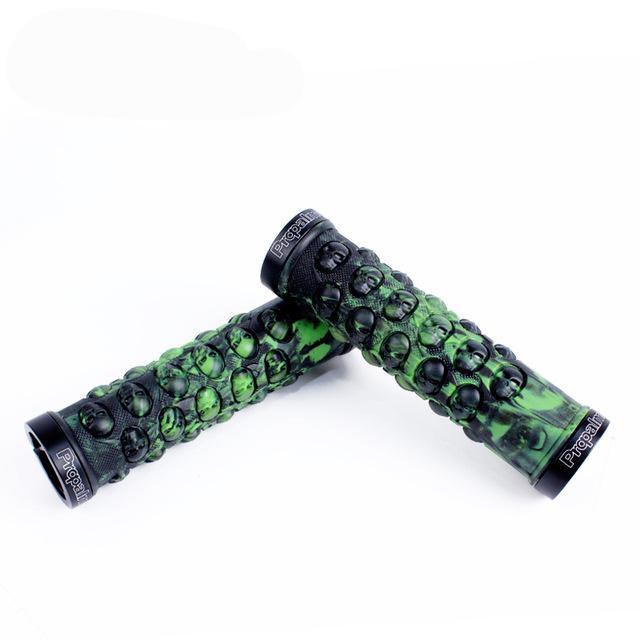 Handlebar grips skull design for bicycle