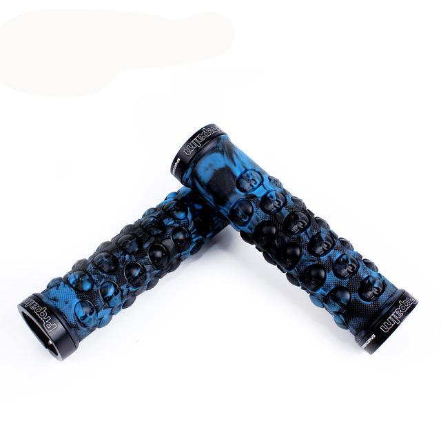 Handlebar grips skull design for bicycle