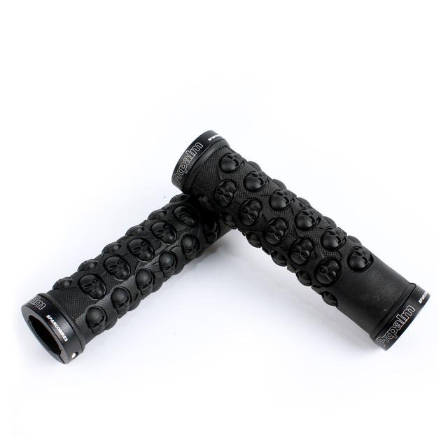 Handlebar grips skull design for bicycle