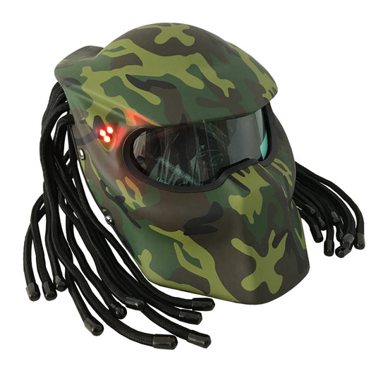 Predators motorcycle helmet full face skull eagle fiberglass fancy vintage gifts