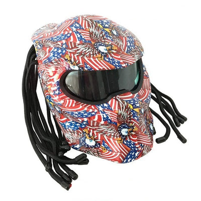 Predators motorcycle helmet full face skull eagle fiberglass fancy vintage gifts