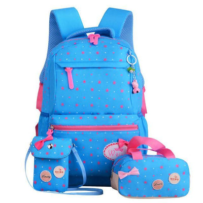 Backpack kid children rucksacks for girls star printing design