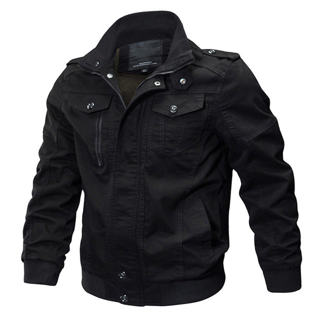 Military army men jacket cotton casual coat fashion pilot clothes