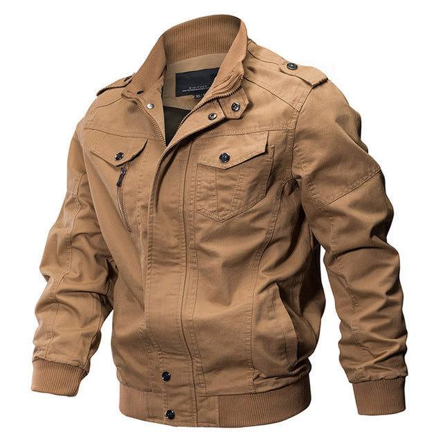 Military army men jacket cotton casual coat fashion pilot clothes