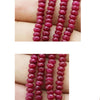 Beads red ruby crafts loose abacus jasper jade stone decoration diy making jewelry