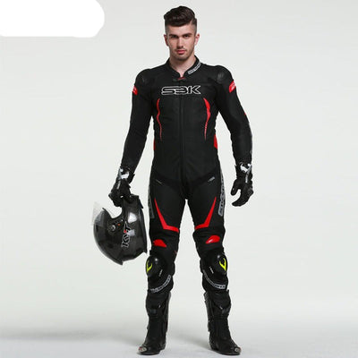 Leather Motorcycle Racing Suit Biker Knight One Pieces