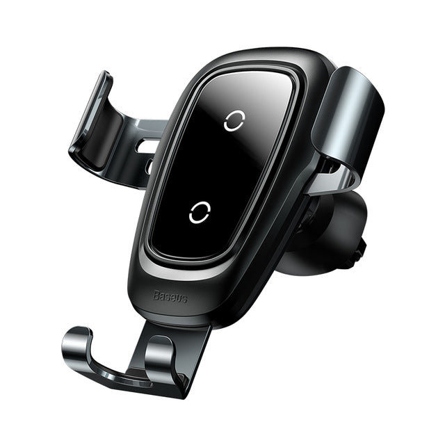 Car mount qi wireless charger charging holder stand for iPhone Samsung