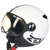 half face motorcycle helmet retro vespa helmets for motorbike yellow bee
