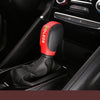 Black Leather Car Gear Head Shift Knobs Gear Stick Cover Case Car Interior Accessories