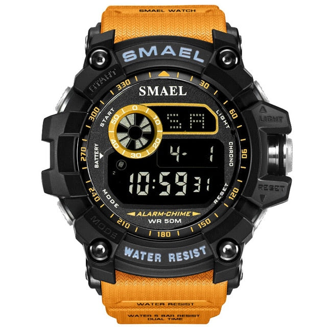 Sport digital watch men wristwatches running 50m waterproof big dial
