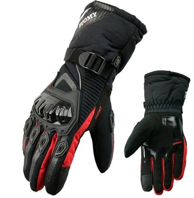 Motorcycle glove vespa gloves winter warm waterproof touch screen