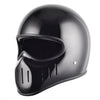 Vintage Thompson helmet scooter full face motorcycle helmets skull jet helmet fiber glass