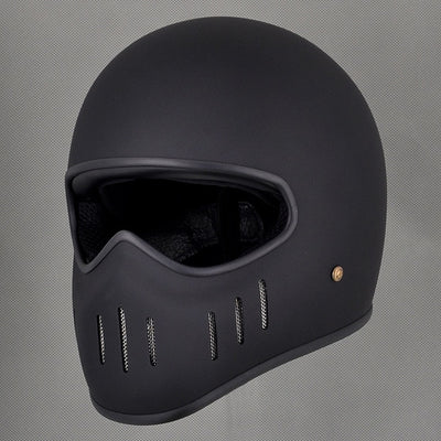 Vintage Thompson helmet scooter full face motorcycle helmets skull jet helmet fiber glass
