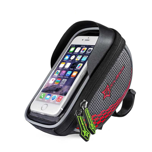 Cycling front bag smartphone GPS touch screen case bike bicycle accessories